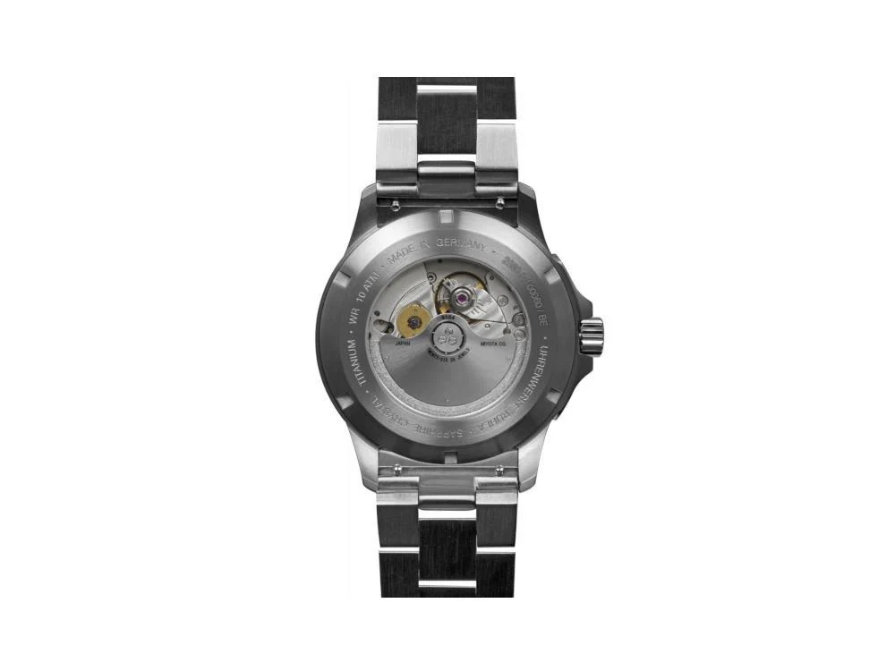 Bauhaus Aviation Automatic Watch, Titanium, Beige, 42 mm, Day, 2860M-5 - Image 3