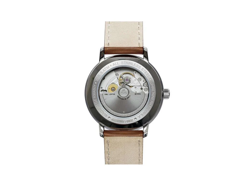 Bauhaus Aviation Dessau Automatic Watch, White, 41 mm, Miyota 9132, 2066-1 - Image 3