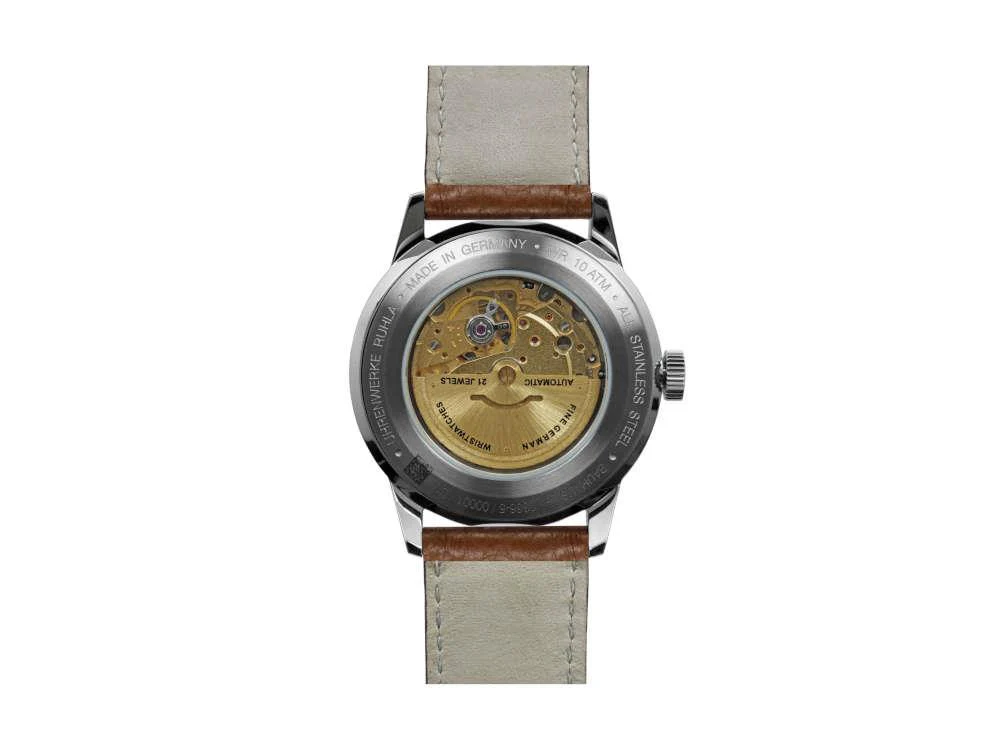Bauhaus Aviation G38 Dessau Automatic Watch, Beige, 42 mm, Miyota 8205, 2366-5 - Image 3