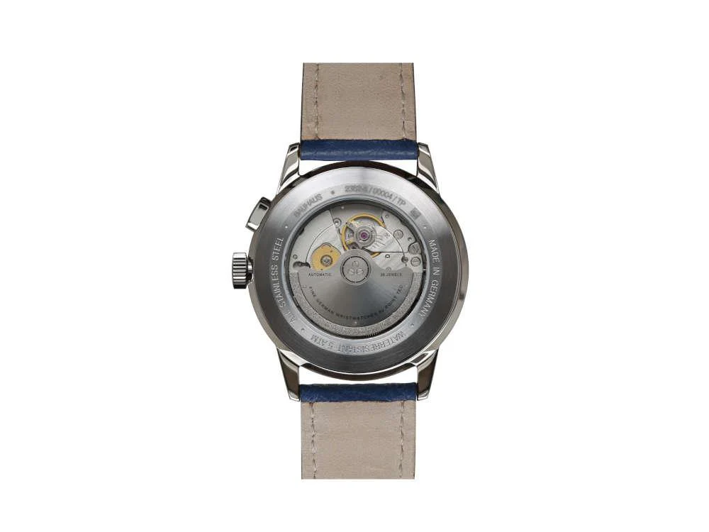 Bauhaus Aviation G38 Dessau Automatic Watch, Blue, 42 mm, Miyota 9100, 2362-3 - Image 3