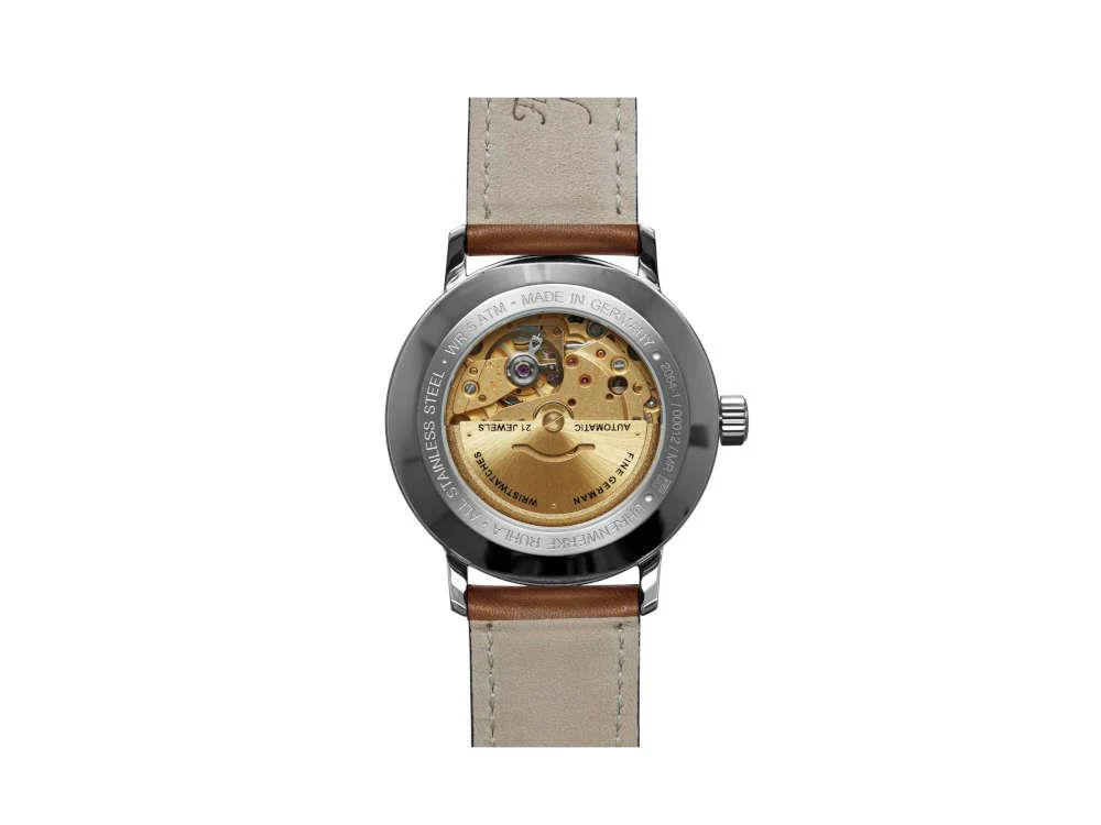 Bauhaus Aviation Gessau Automatic Watch, White, 40 mm, Miyota 8215, 2064-1 - Image 3