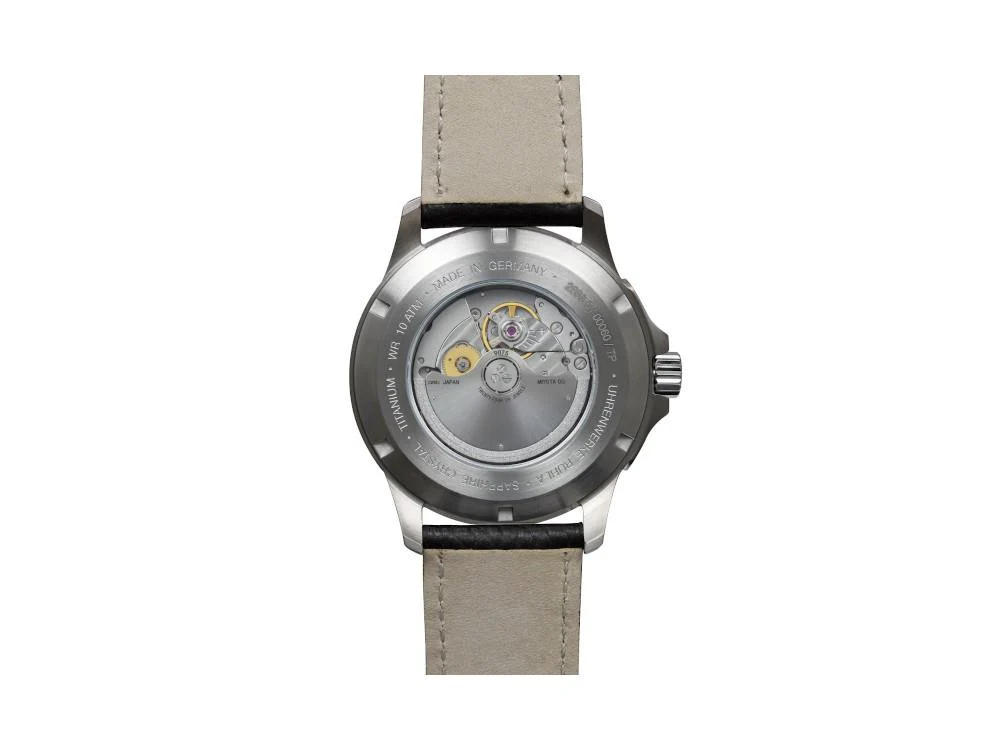 Bauhaus Aviation Titanium Automatic Watch, White, 42 mm, Day, 2868-5 - Image 3