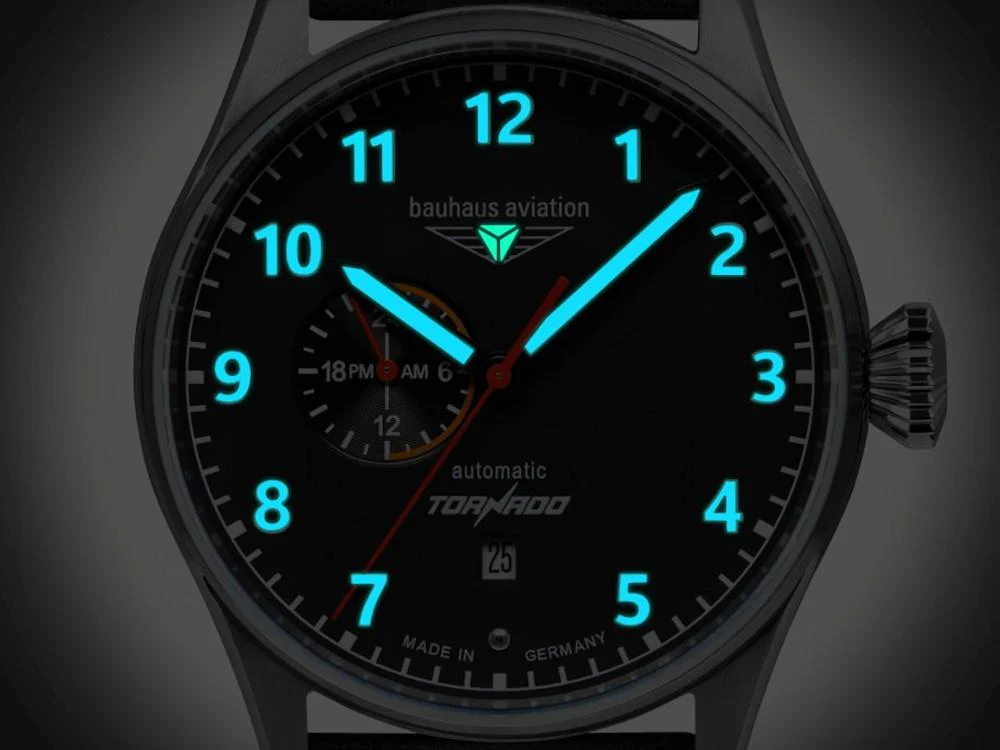 Bauhaus Aviation Tornado Automatic Watch, 42 mm, Day, 2764-2 - Image 4