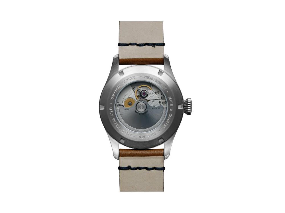 Bauhaus Aviation Tornado Automatic Watch, Black, 42 mm, Day, 2790-5 - Image 3
