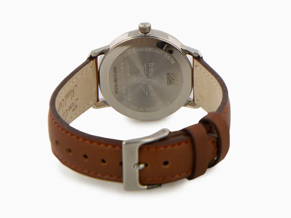 Bauhaus Quartz Watch, Black, 36 mm, 2037-2 - Image 3