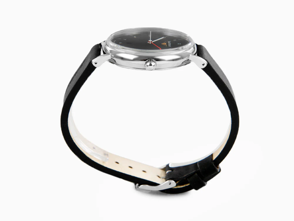 Bauhaus Quartz Watch, Black, 41 mm, Day, 2140-2 - Image 5