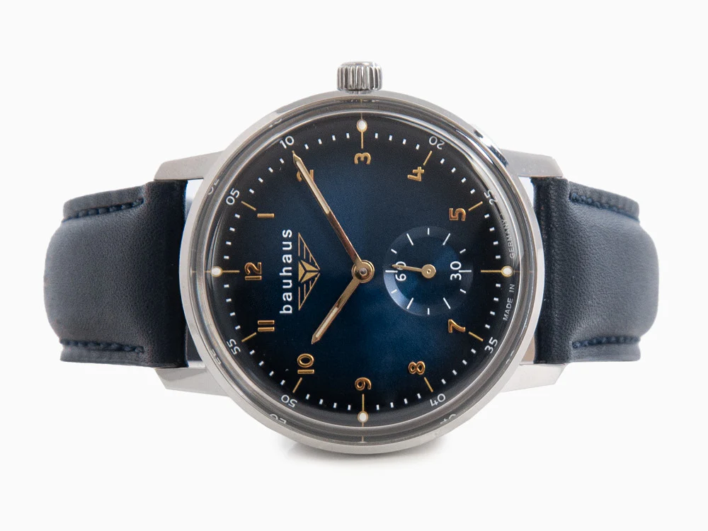 Bauhaus Quartz Watch, Blue, 36 mm, 2037-3 - Image 7