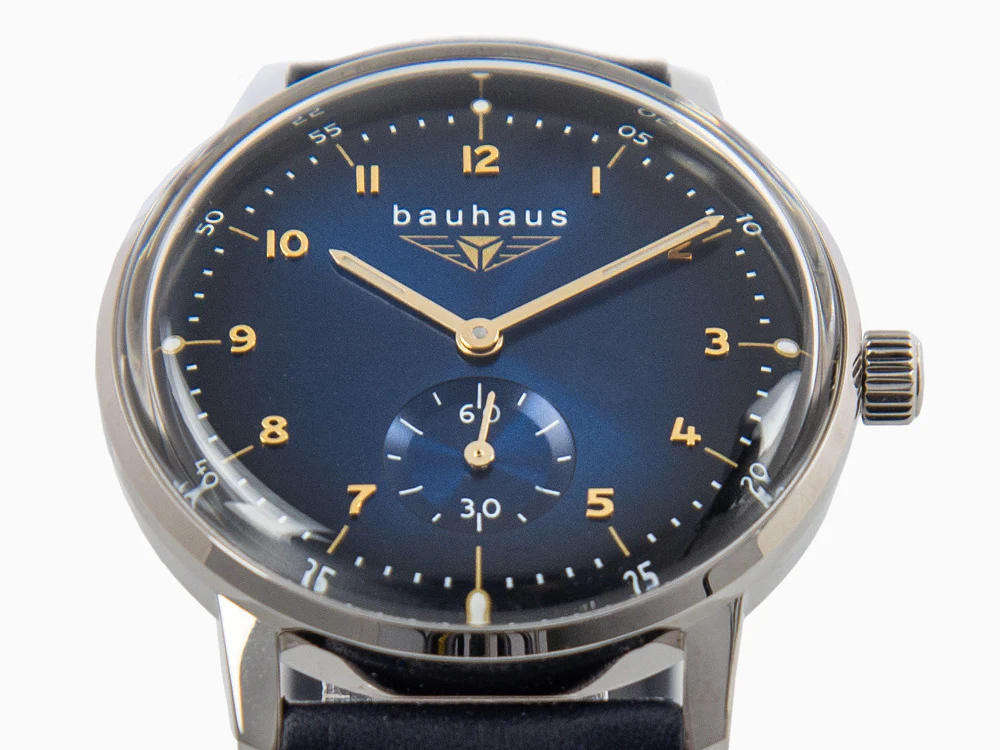 Bauhaus Quartz Watch, Blue, 36 mm, 2037-3 - Image 8