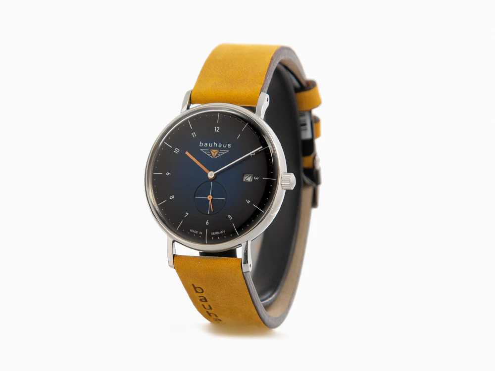 Bauhaus Quartz Watch, Blue, 41 mm, Day, 2130-3 - Image 4