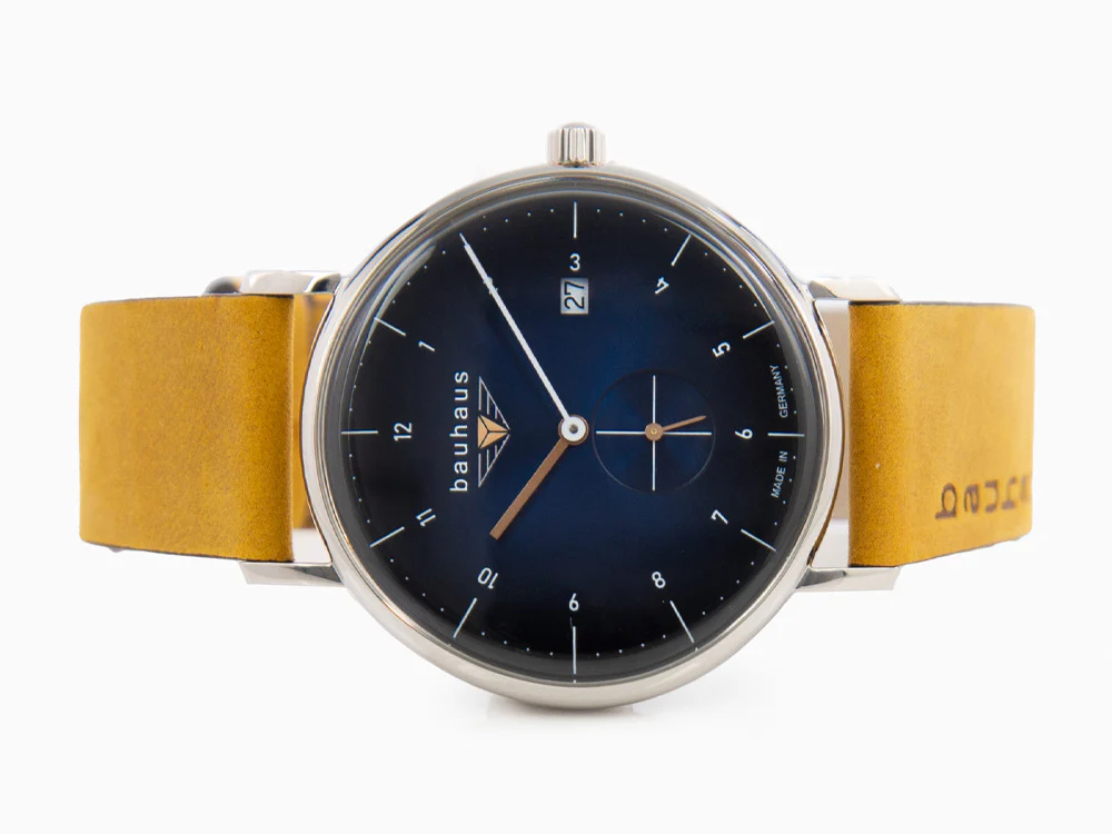 Bauhaus Quartz Watch, Blue, 41 mm, Day, 2130-3 - Image 7