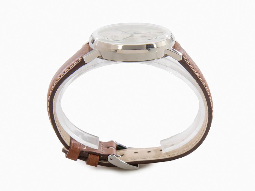 Bauhaus Solar Chronograph Quartz Watch, Beige, 41 mm, Day, 2086-5 - Image 6