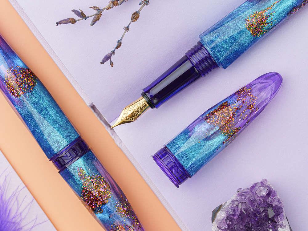 Benu Briolette Amethyst Tide Fountain Pen, Purple, 17.2.12.6.0 - Image 6