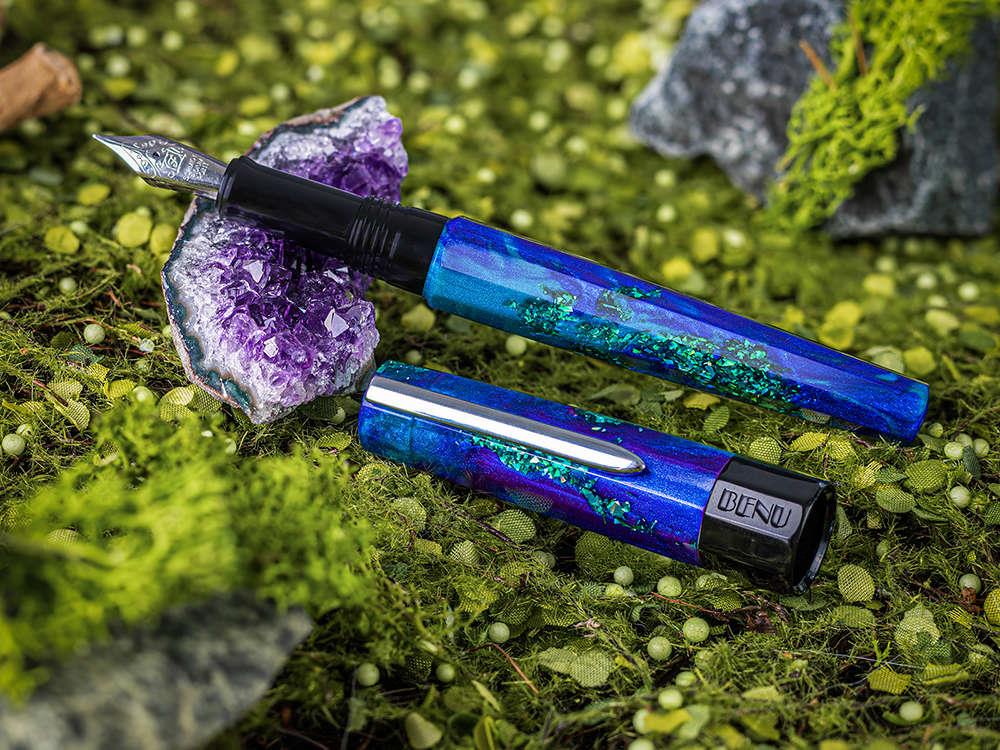 Benu Euphoria Tropical Voyage Fountain Pen, Blue, 05.1.01.5.0 - Image 4