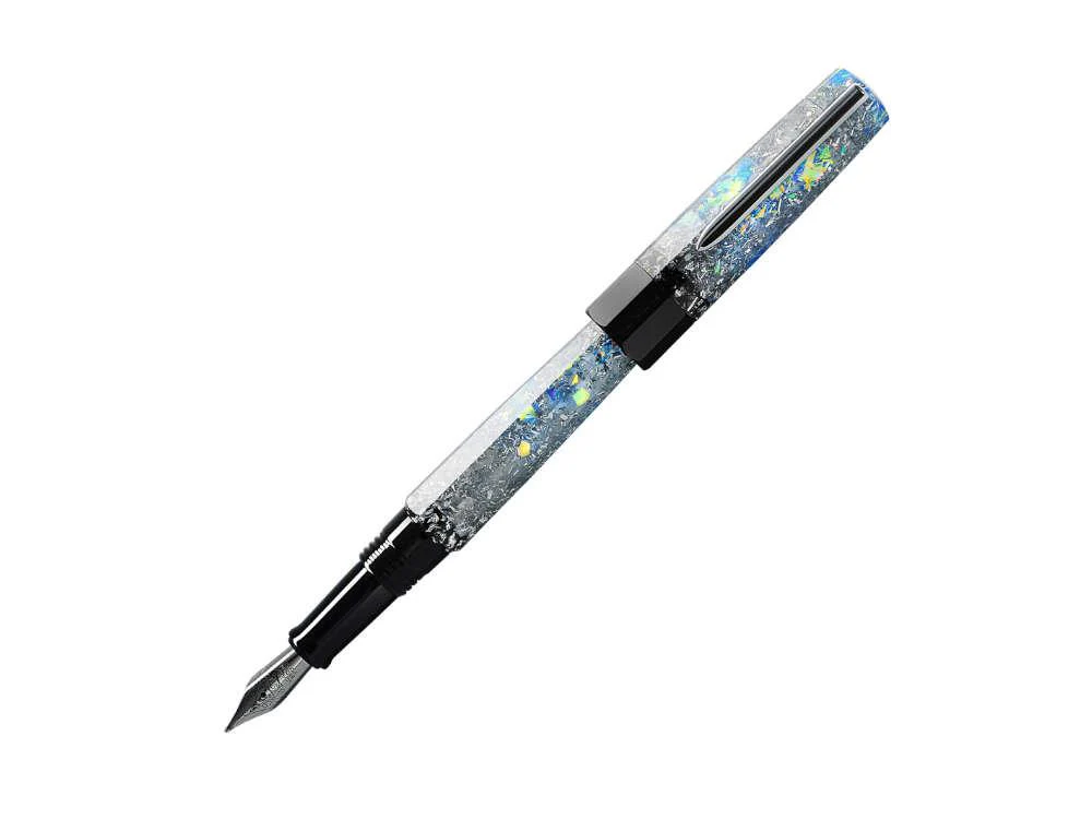Benu Euphoria Vodka On The Rocks Fountain Pen, Silver, 05.2.10.5.0 - Image 2