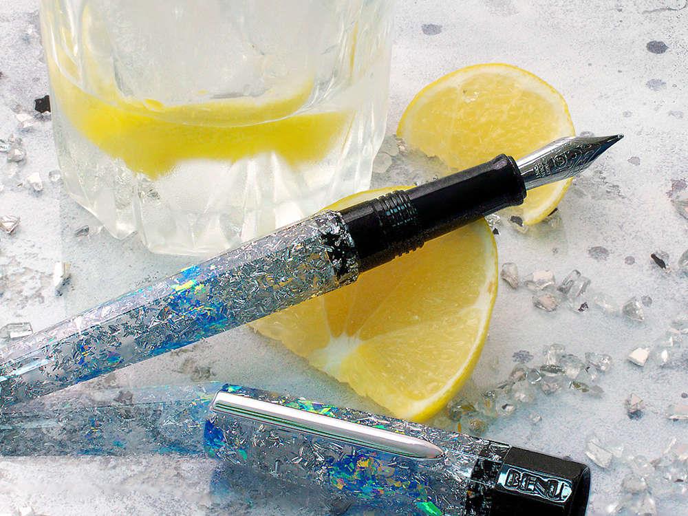 Benu Euphoria Vodka On The Rocks Fountain Pen, Silver, 05.2.10.5.0 - Image 5