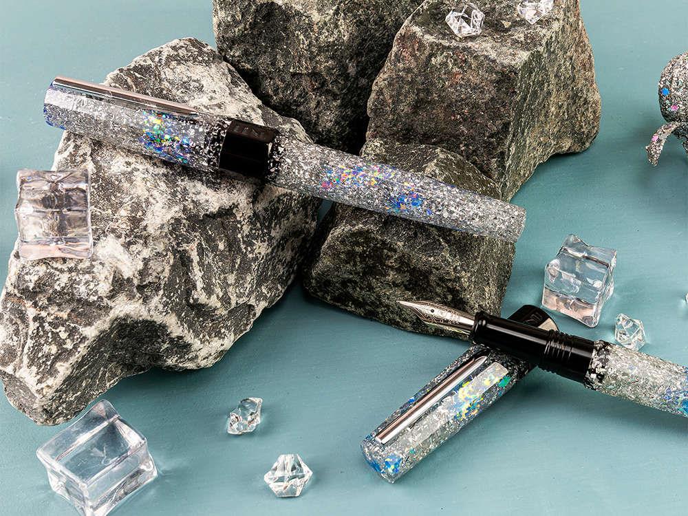 Benu Euphoria Vodka On The Rocks Fountain Pen, Silver, 05.2.10.5.0 - Image 6