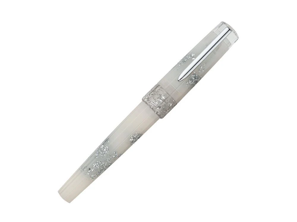 Benu Euphoria White Beach Fountain Pen, Resin, White, 05.2.147.5.0 - Image 3