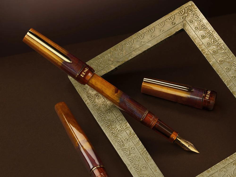 Benu Haute Decadence Fountain Pen, Resin, Amber, 11.2.1.6.0_S - Image 4