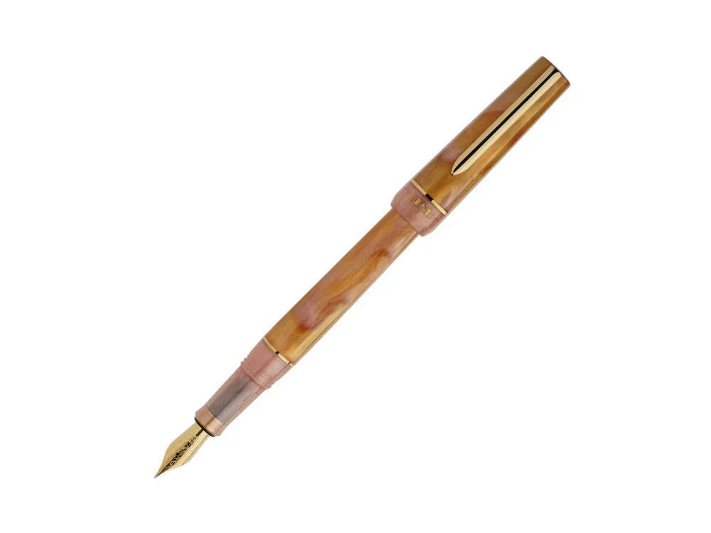 Benu Haute Lustre Fountain Pen, Resin, Amber, 11.2.3.6.0 - Image 2