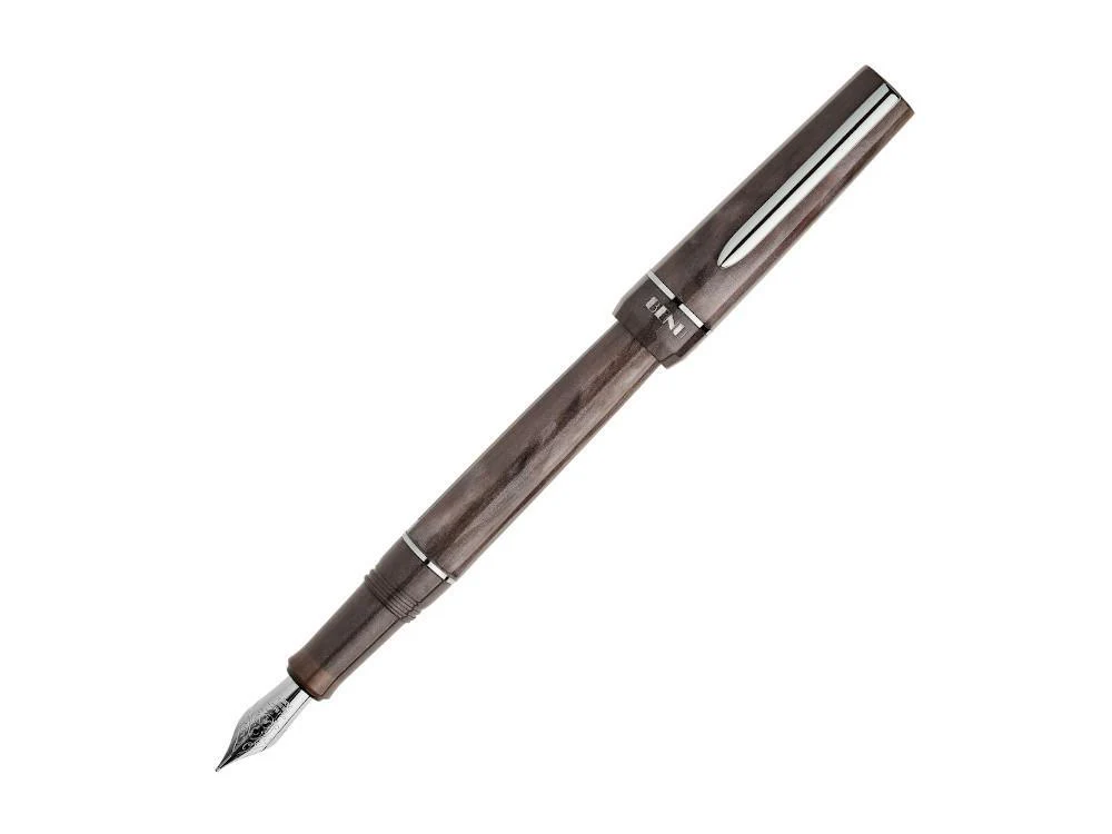 Benu Haute Satin Fountain Pen, Resin, Grey, 11.2.2.5.0_S - Image 2