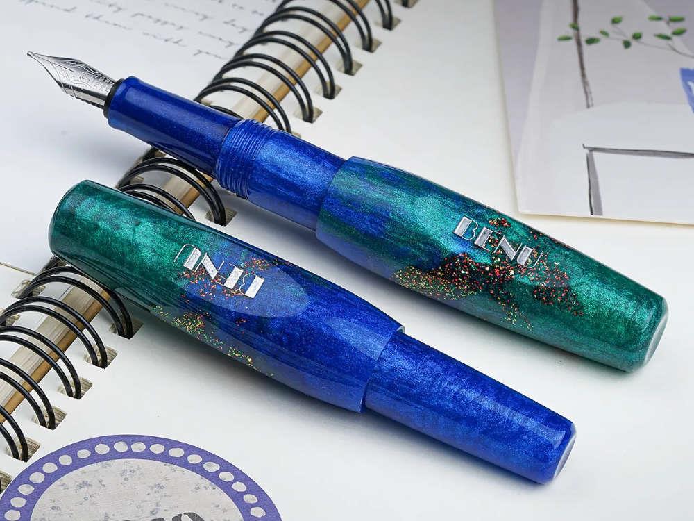 Benu Pixie Emerald Sea Fountain Pen, Green, 24.2.5.5.0 - Image 4