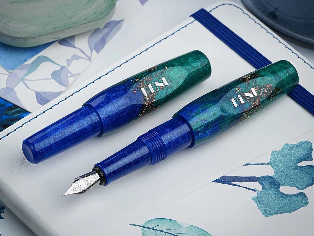 Benu Pixie Emerald Sea Fountain Pen, Green, 24.2.5.5.0 - Image 6