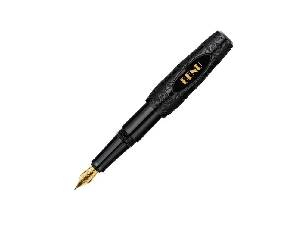 Benu Pixie Jolly Roger Fountain Pen, Resin, Black, 24.2.37.6.0 - Image 2