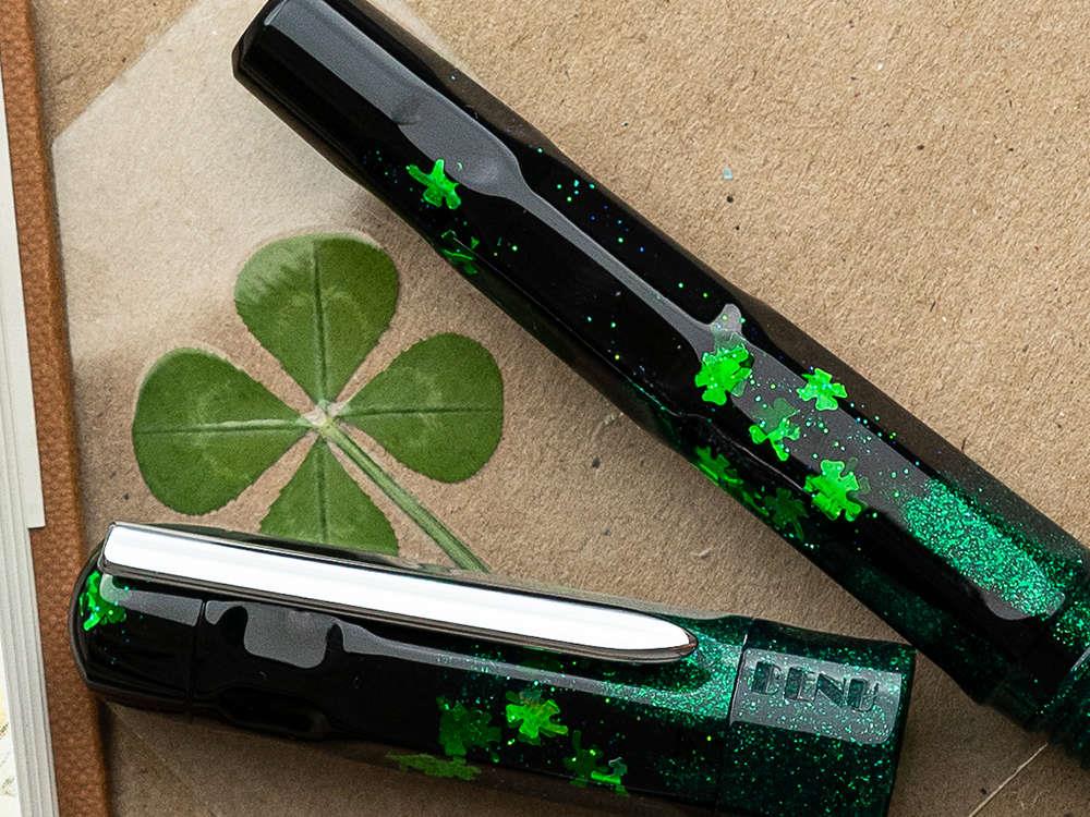 Benu Talisman Four-Leaf Clover Fountain Pen, Green, 19.2.07.5.0 - Image 6