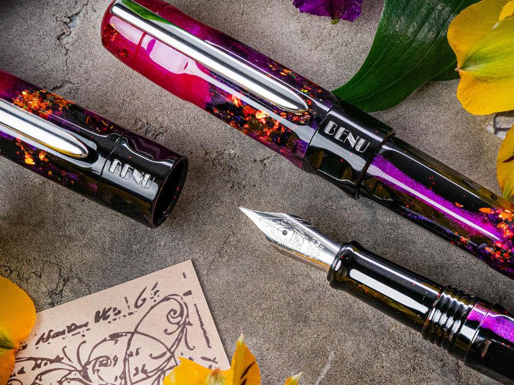 Benu Talisman Lily of the Incas Fountain Pen, Pink, 19.2.23.5.0 - Image 4