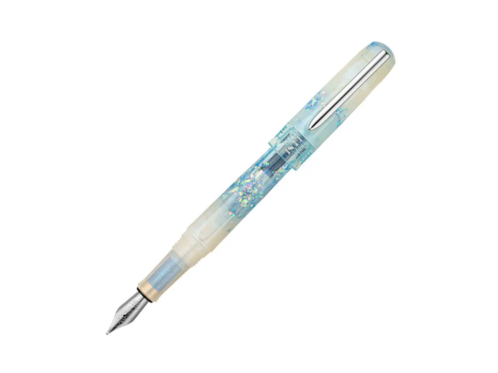 Benu Talisman Moonstone Fountain Pen, Acrylic, Blue, 19.2.42.5.0 - Image 2