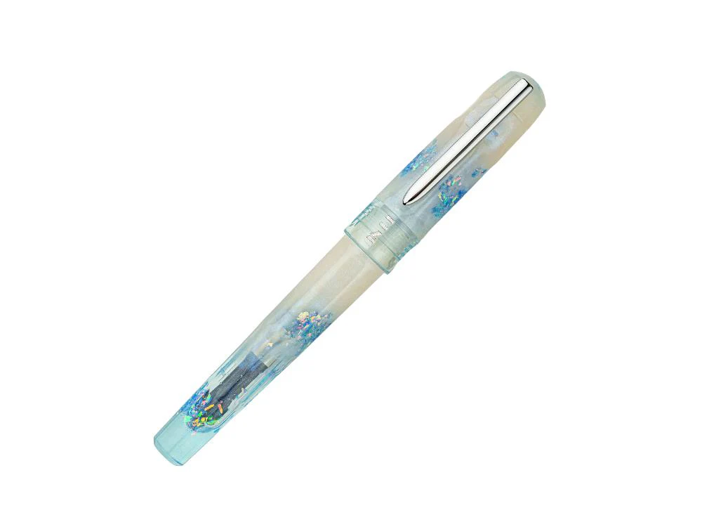 Benu Talisman Moonstone Fountain Pen, Acrylic, Blue, 19.2.42.5.0 - Image 3