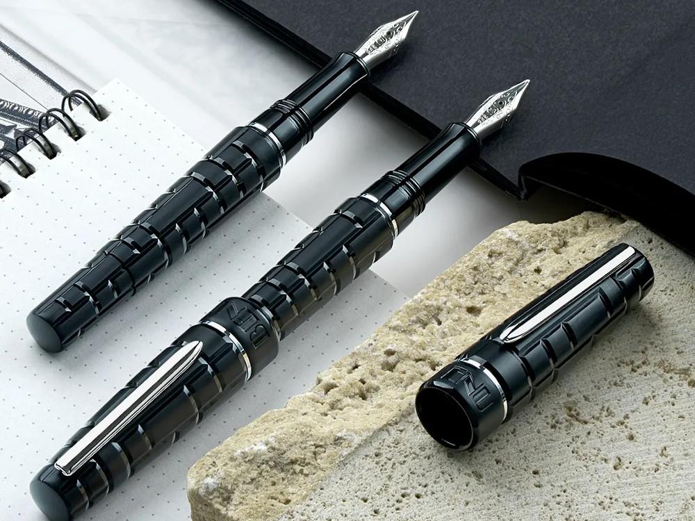 Benu Tessera Onyx Fountain Pen, Resin, Black, 25.2.1.5.0 - Image 4