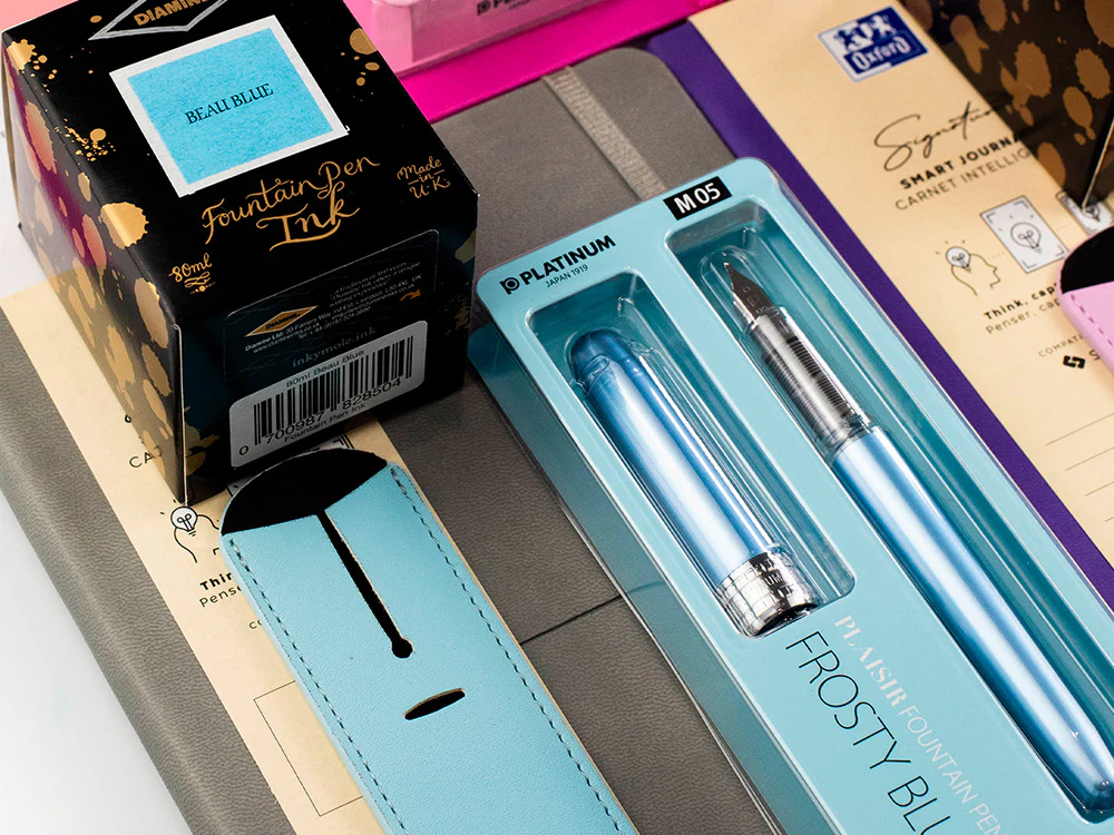 Blue Grey Writing Set - Image 3