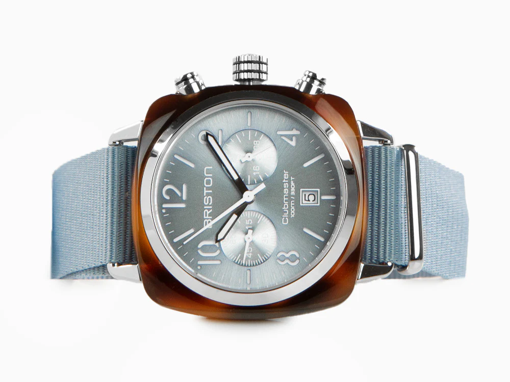 Briston Clubmaster Classic Quartz Watch, Blue, 40 mm, 19140.SA.T.25.NIB - Image 7