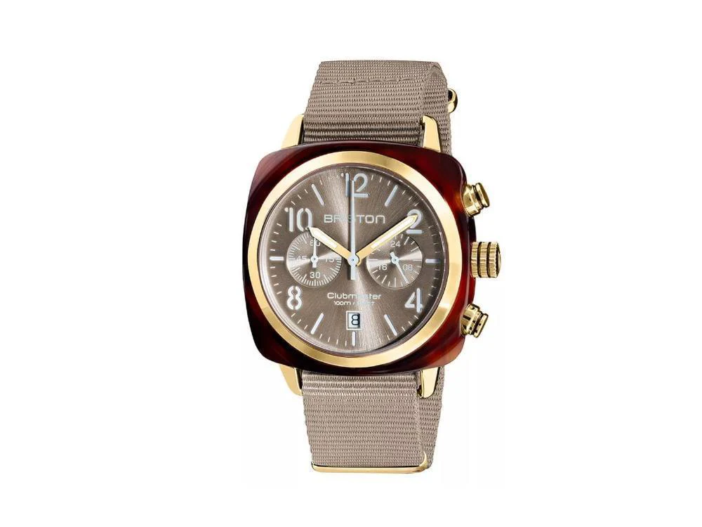 Briston Clubmaster Classic Quartz Watch, Grey, 40 mm, 19140.PYA.T.30.NT - Image 2