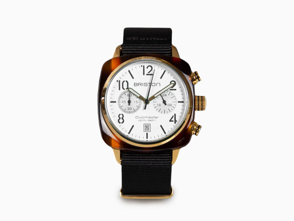 Briston Clubmaster Classic Quartz Watch, White, 40 mm, 17140.PYA.T.2.NB - Image 2