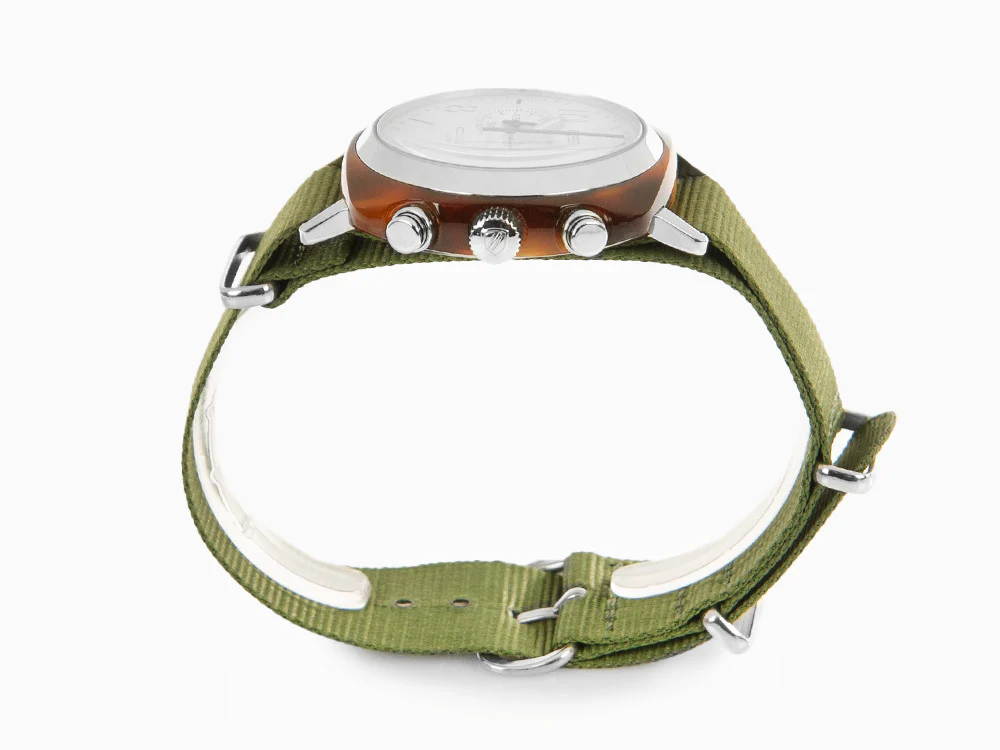 Briston Clubmaster Classic Watch, Cellulose, White, 40 mm, 16140.SA.T.2.NGA - Image 5
