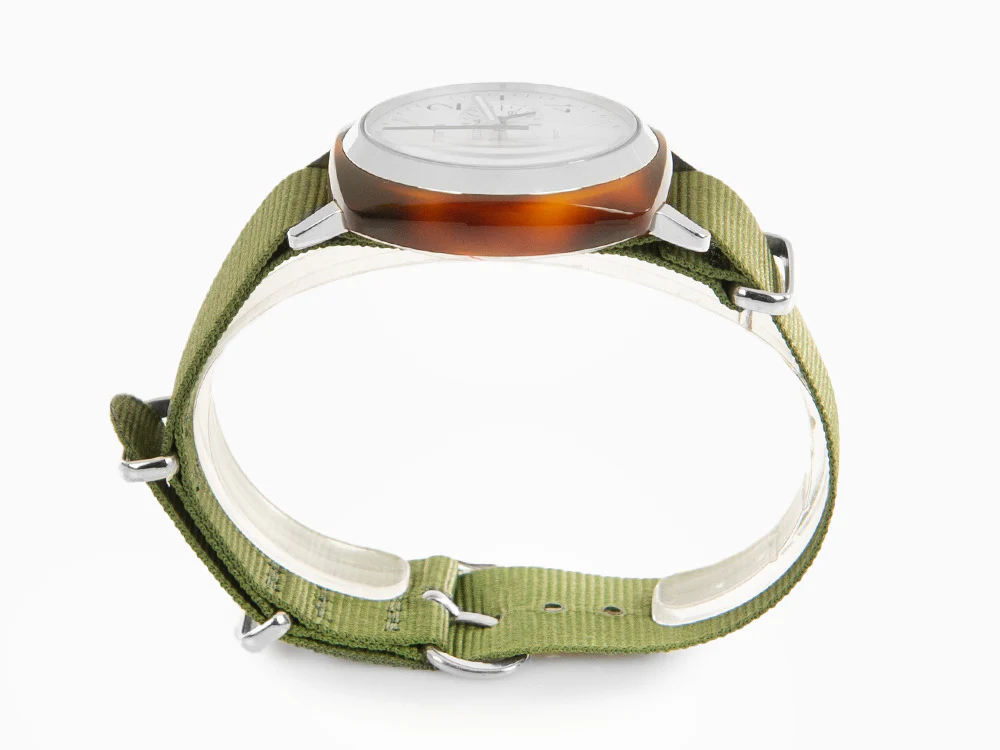 Briston Clubmaster Classic Watch, Cellulose, White, 40 mm, 16140.SA.T.2.NGA - Image 6