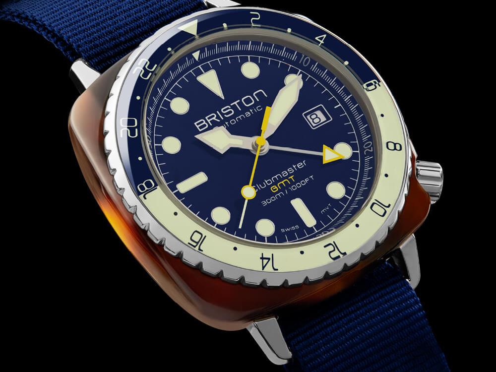 Briston Clubmaster Diver Pro GMT Automatic Watch, Blue, LE, 24844.SA.T.15.NNB - Image 3
