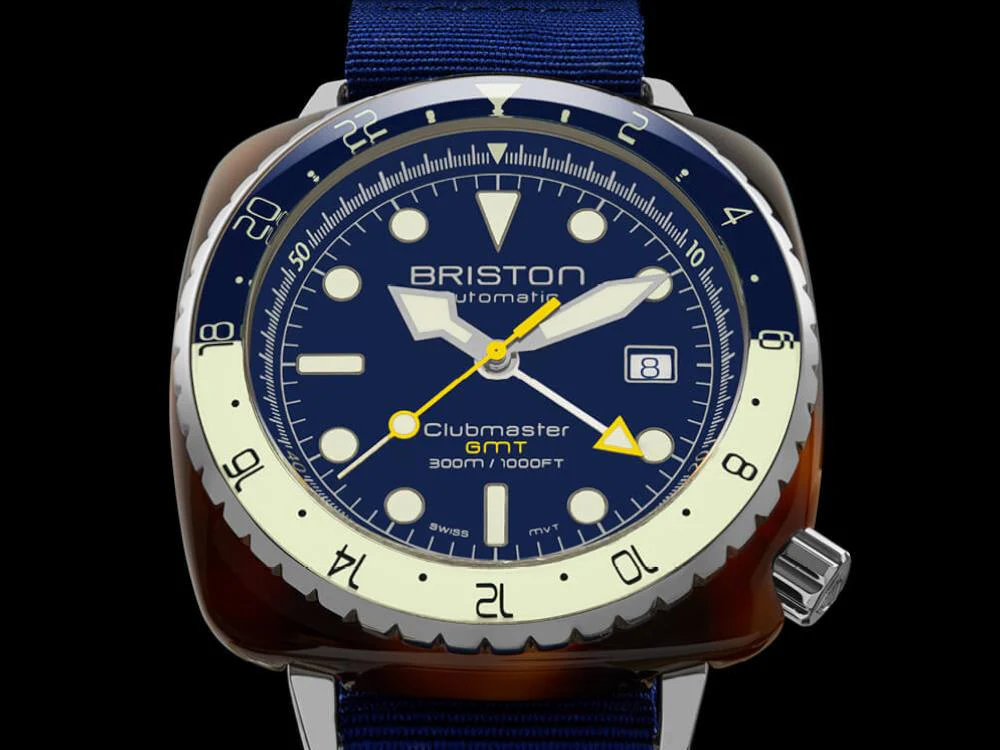 Briston Clubmaster Diver Pro GMT Automatic Watch, Blue, LE, 24844.SA.T.15.NNB - Image 5