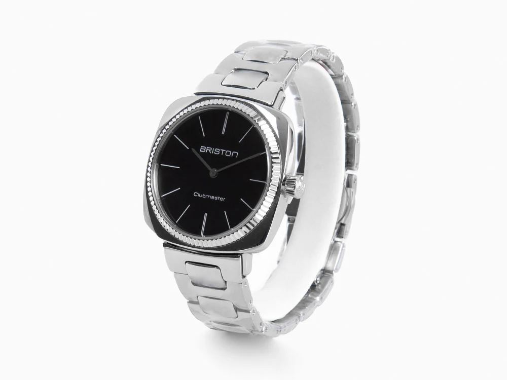Briston Clubmaster Elegant Quartz Watch, Black, 37 mm, 22937.S.E.1.SB - Image 4