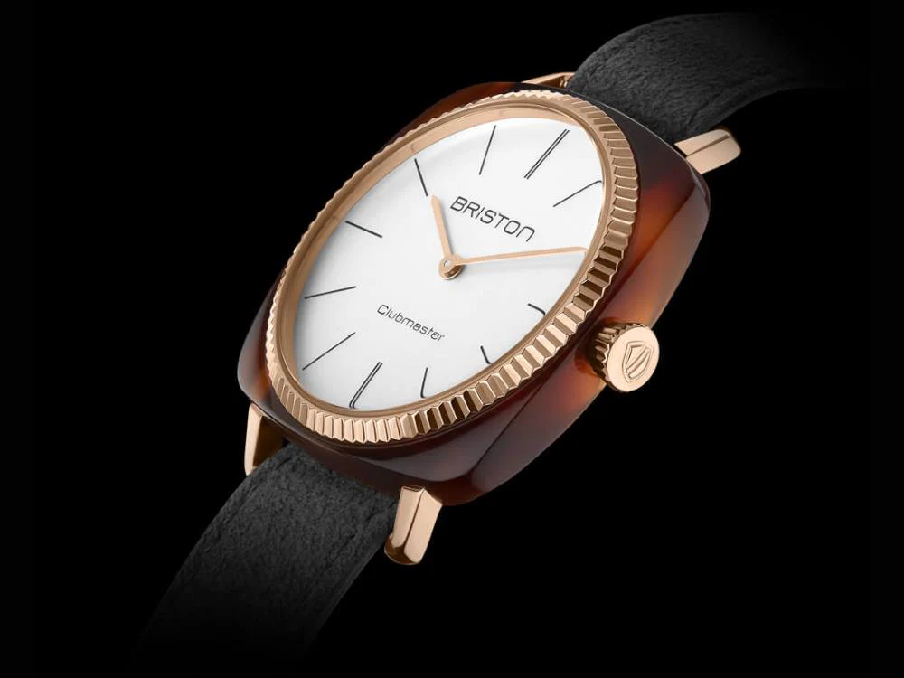 Briston Clubmaster Elegant Quartz Watch, White, 37 mm, 22937.PRA.T.2.LNT - Image 3