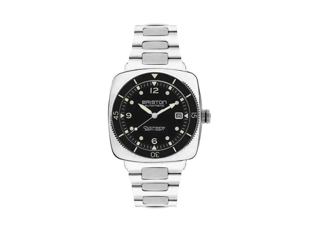 Briston Clubmaster Legend Diver Automatic Watch, Black, 40 mm, 241740.PS.LD.1.SB