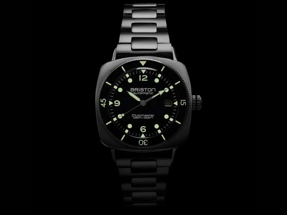 Briston Clubmaster Legend Diver Automatic Watch, Black, 40 mm, 241740.PS.LD.1.SB - Image 4