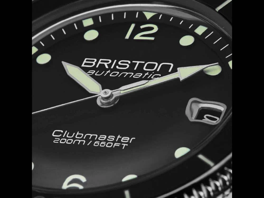 Briston Clubmaster Legend Diver Automatic Watch, Black, 40 mm, 241740.SA.T.1.FB - Image 4