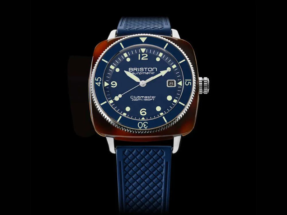 Briston Clubmaster Legend Diver Automatic Watch, Blue, 40 mm, 241740.SA.T.15.FNB - Image 4