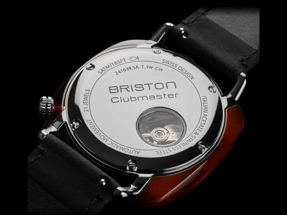 Briston Clubmaster Legend Small Second Automatic Watch, 39mm 241639.SA.T.2B.CH - Image 4