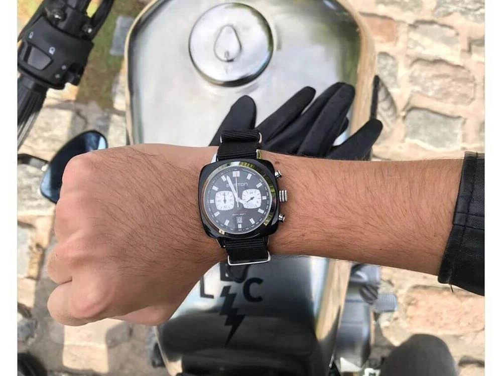 Briston Clubmaster Sport Quartz Watch, Black, 42 mm, 17142.SA.BS.1.NB - Image 3