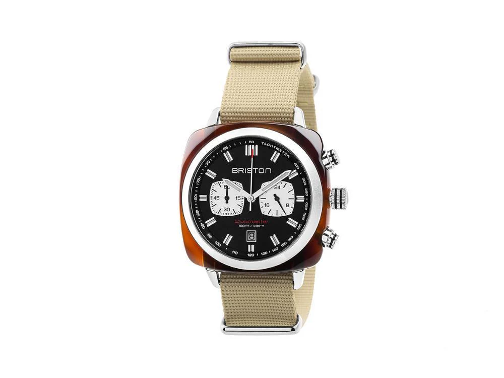 Briston Clubmaster Sport Quartz Watch, Black, 42 mm, 17142.SA.TS.1.NK - Image 2