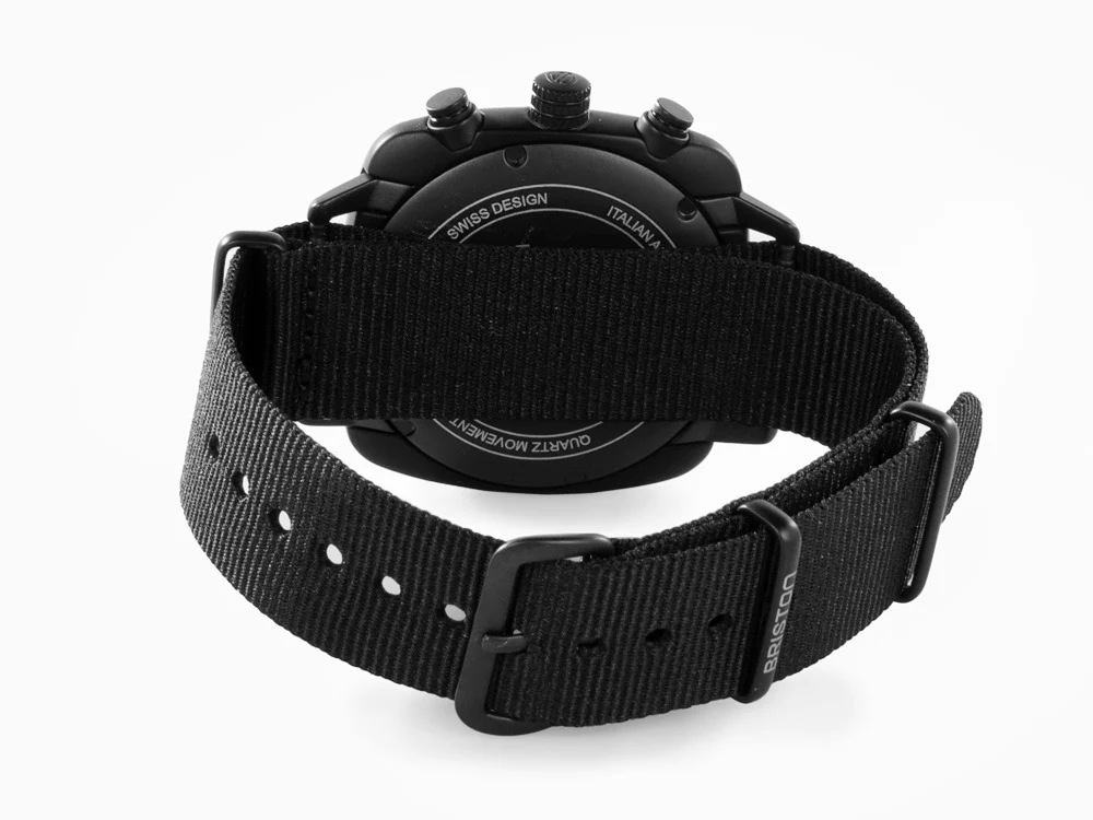 Briston Clubmaster Sport Quartz Watch, Black, 42 mm, 18142.PBAM.BS.4.NB - Image 3